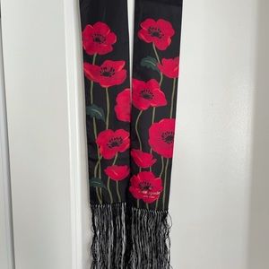 Kate Spade ✨Rare✨ Poppy Silk scarf